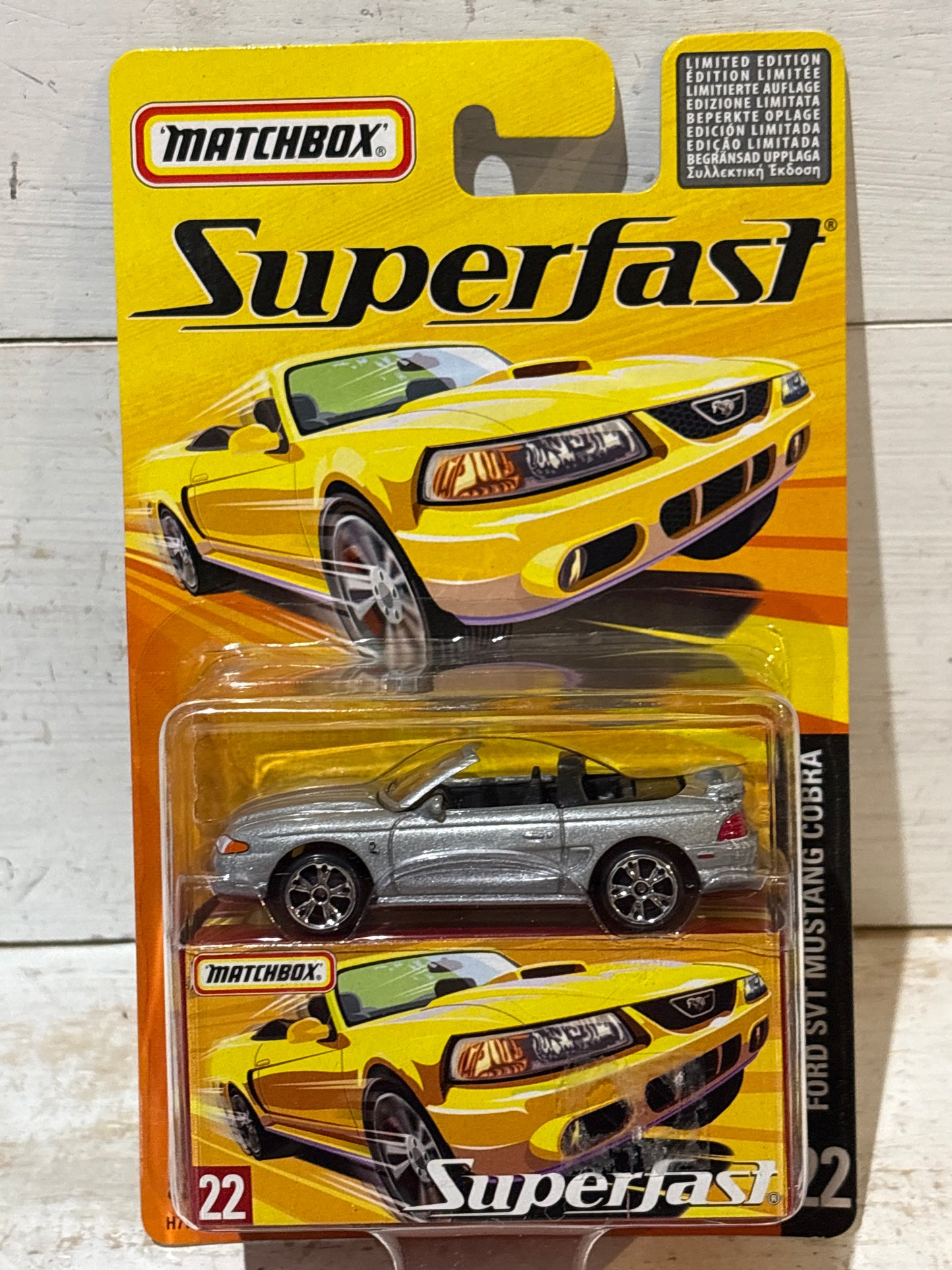 Matchbox Superfast - Ford SVT Mustang Cobra - Silver