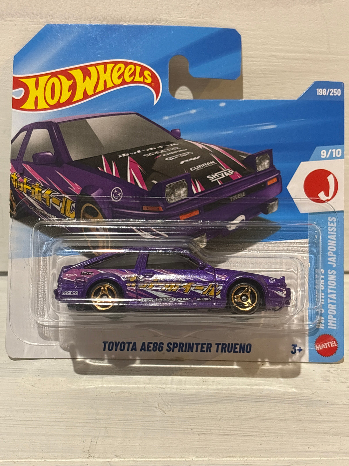 Hot Wheels - Toyota AE86 Sprinter Trueno - HW J-Imports - Purple