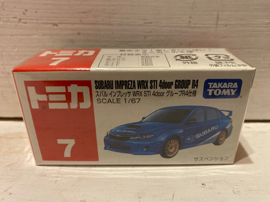 Tomica - 7 Subaru Impreza WRX STI 4door Group R4