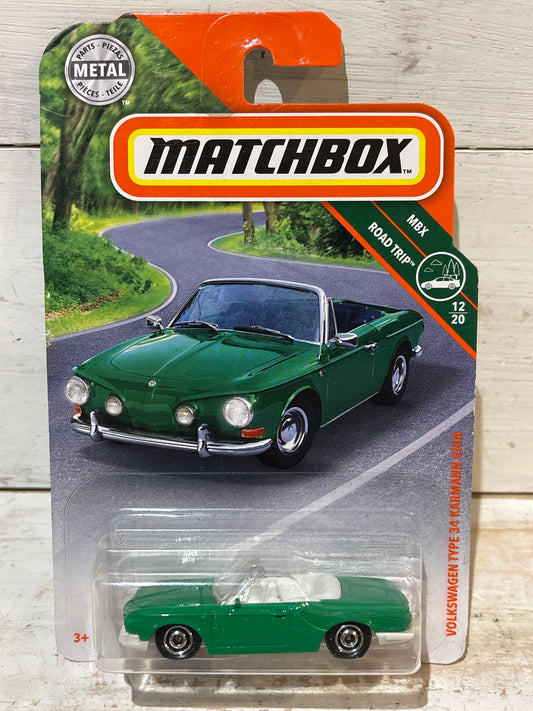 Matchbox - Volkswagen Type 34 Karmann Ghia - Green