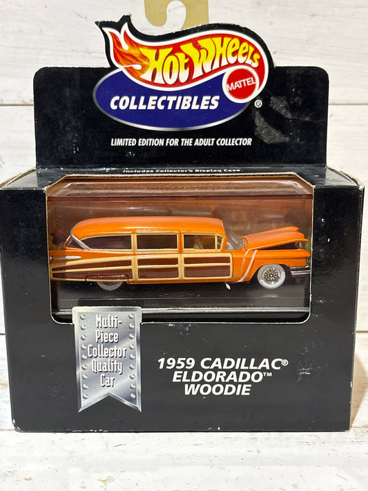 Hot Wheels Collectibles - 1959 Cadillac Eldorado Woodie - Orange