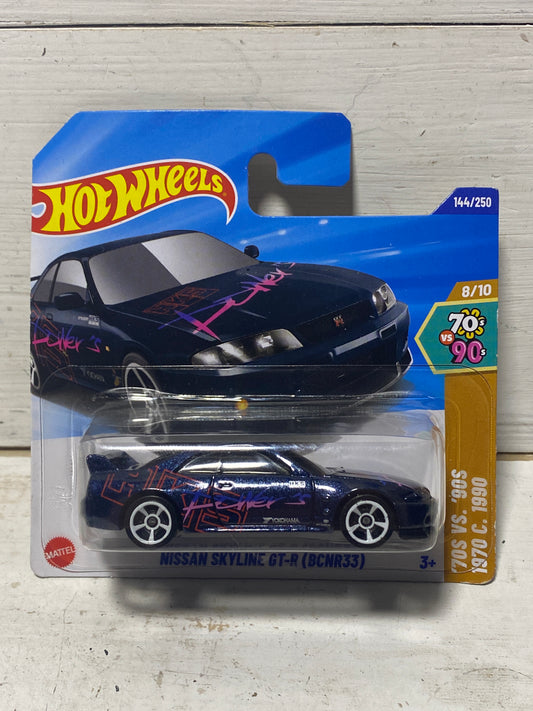 Hot Wheels - Nissan Skyline GT-R (BCNR33) - Dark Blue HKS