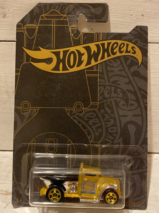 Hot Wheels - Gold & Chrome 51st Anniversary - Gotta Go - Chase Piece