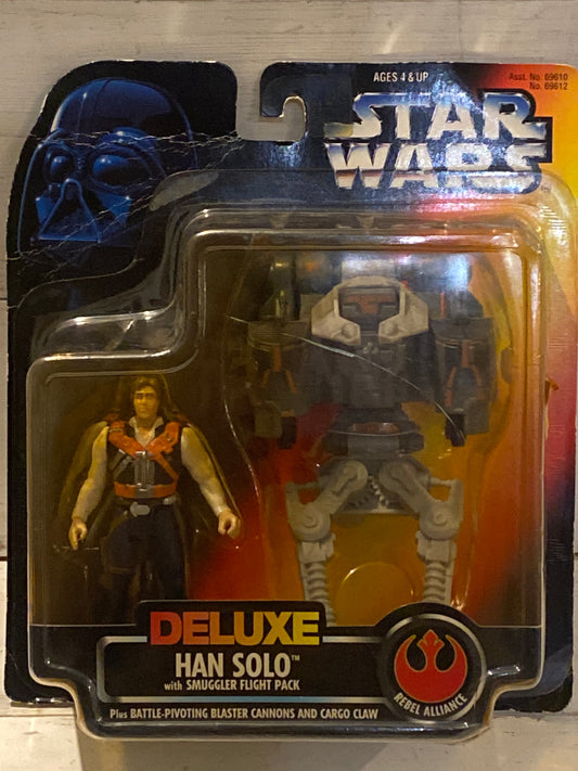 Star Wars Deluxe - Han Solo with Smuggler Flight Pack