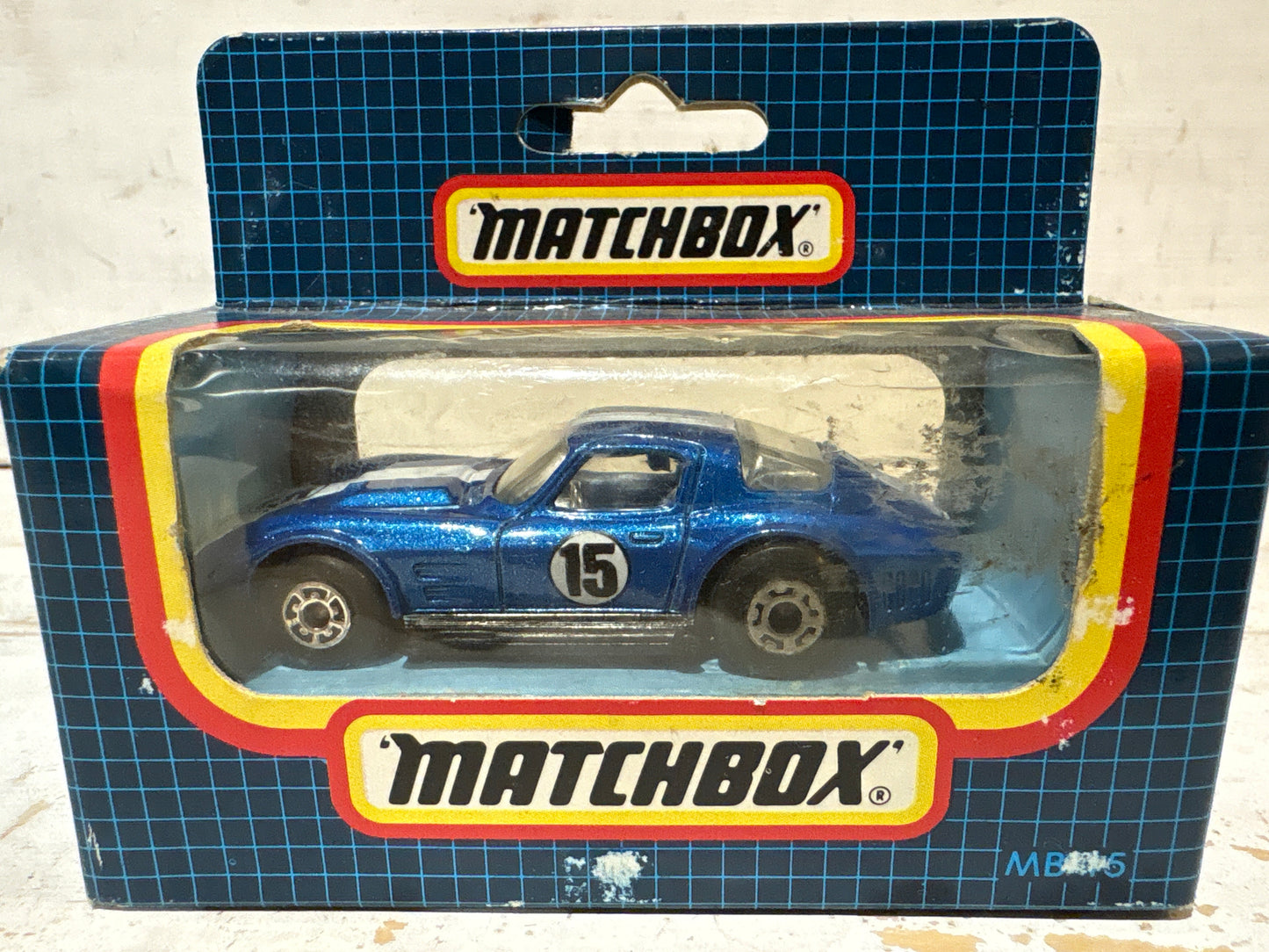 Matchbox - Corvette Grand Sport - Blue with white stripes