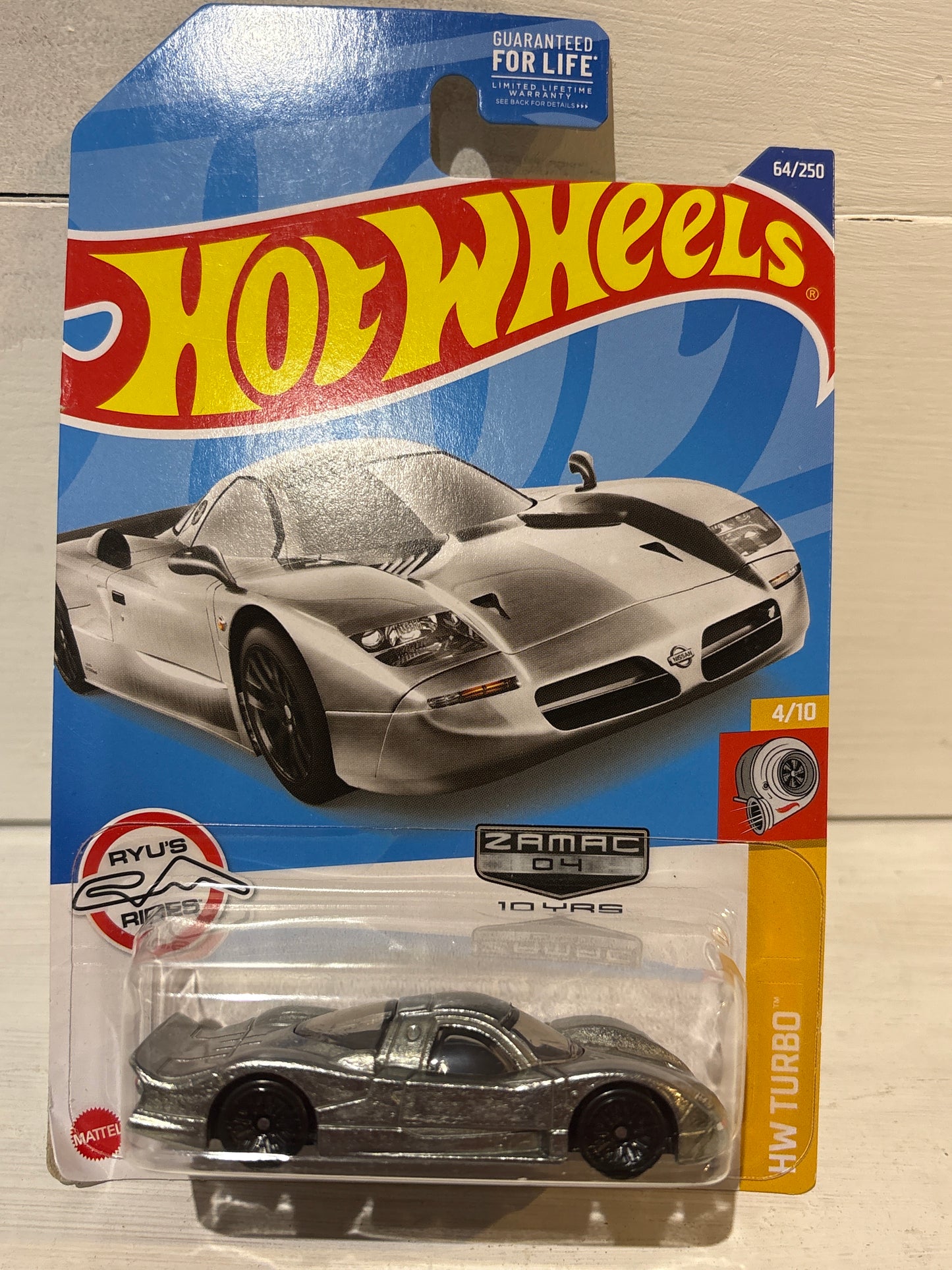 Hot Wheels - Nissan R390 GT1 - HW Turbo - ZAMAC
