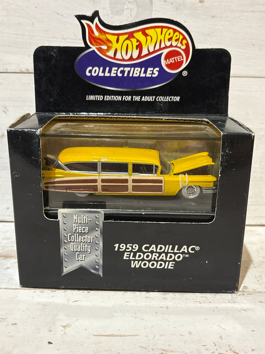 Hot Wheels Collectibles - 1959 Cadillac Eldorado Woodie - Yellow