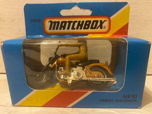 Matchbox - Harley Davidson MB50 with Tan Rider