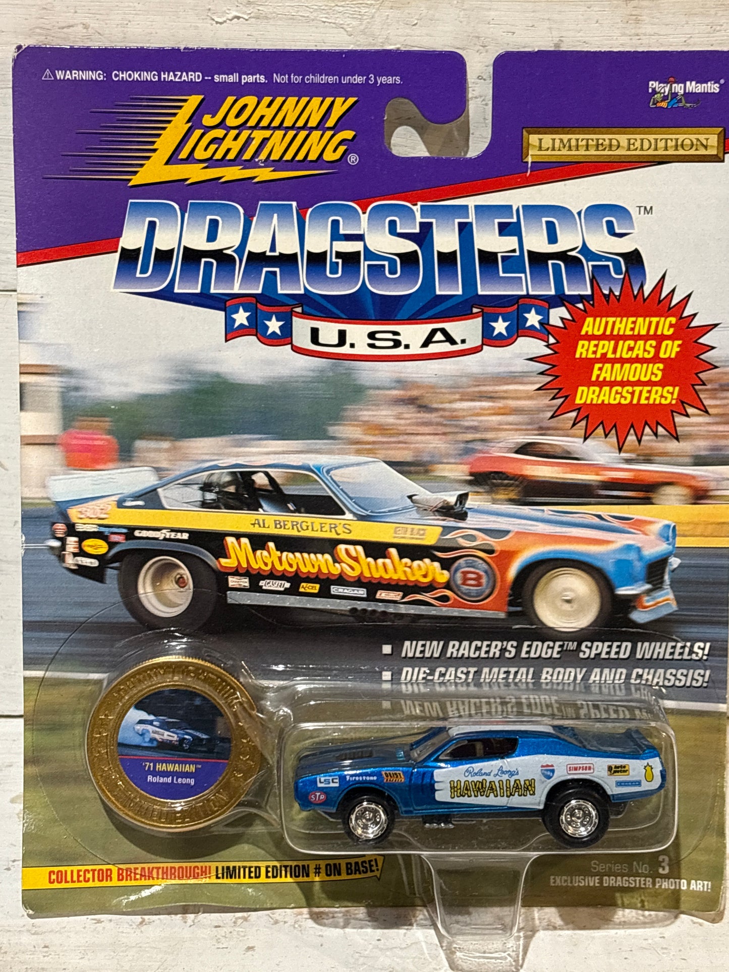 Johnny Lightning - Dragsters USA - ‘71 Hawaiian - Roland Leong