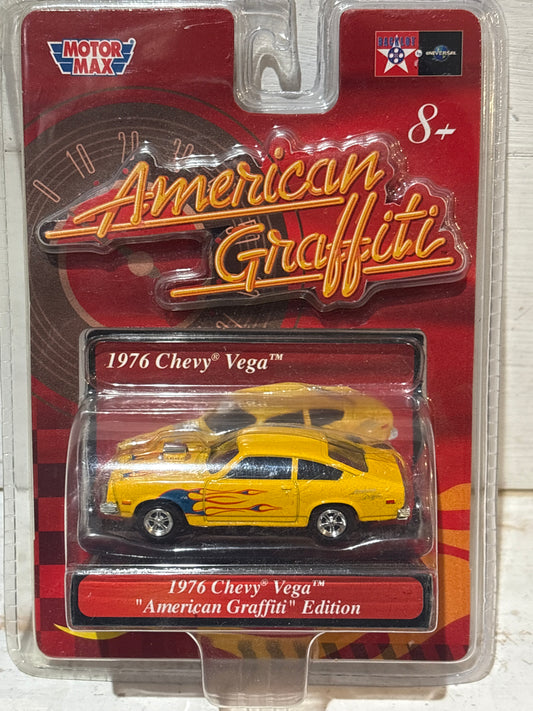 Motor Max - American Graffiti Edition - 1976 Chevy Vega - Yellow