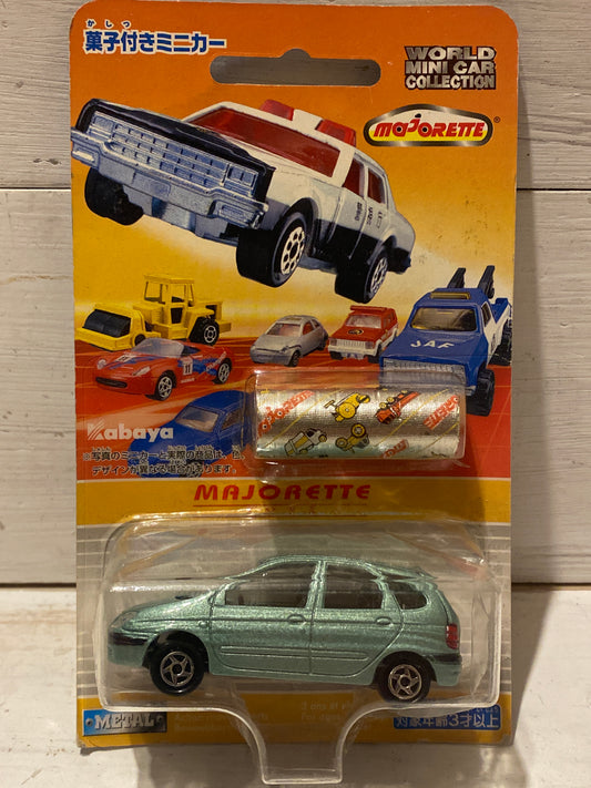 Majorette - Renault Scenic on rare Japanese Kabaya card