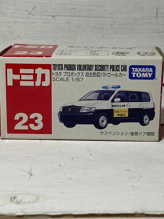 Tomica 23 Toyota Probox Voluntary Security Police Car