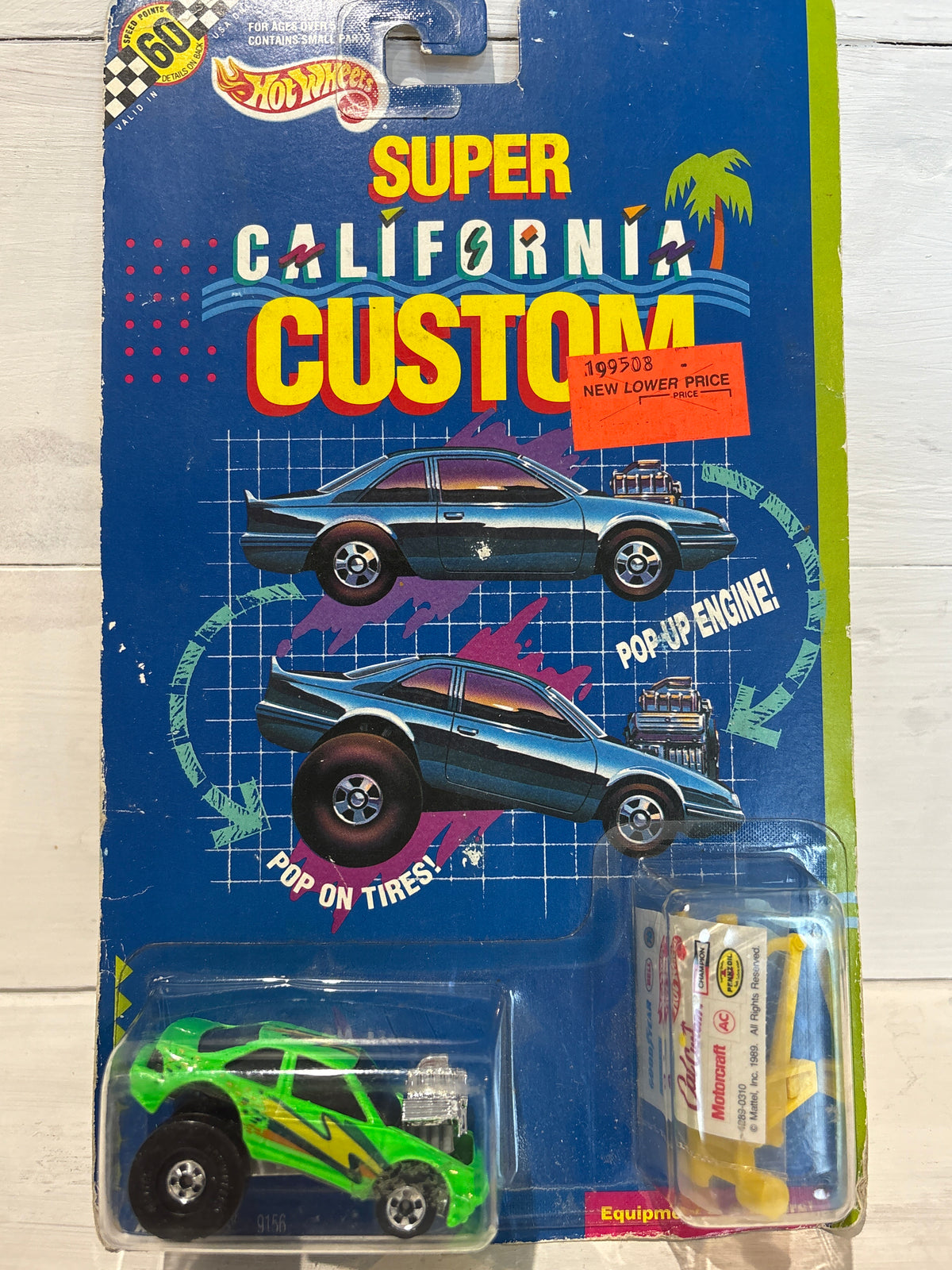 Hot Wheels - Super California Custom- Race Ace - Neon Green