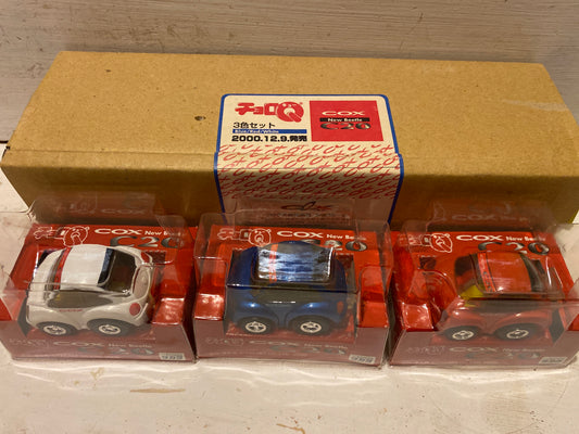 Choro-Q - VW Cox New Beetle C20 Gift Set - Blue, Red & White