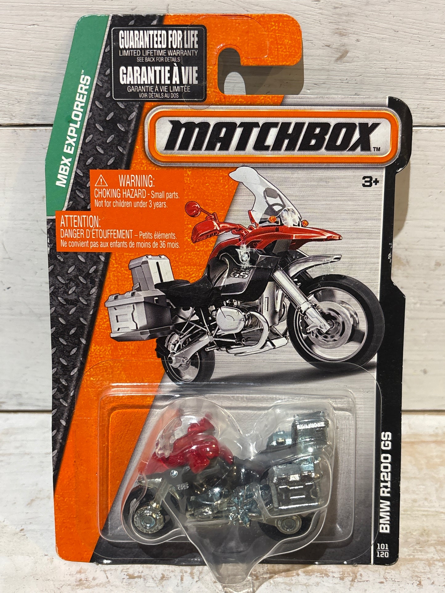 Matchbox - BMW R1200 GS - Black & Red