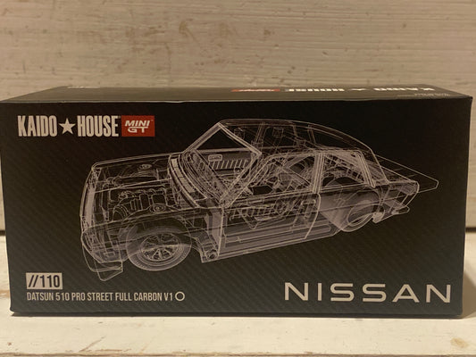 Kaido House/Mini GT - Datsun 510 Pro Street Full Carbon V1