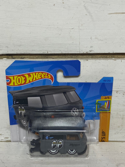 Hot Wheels Kool Kombi - Surfs Up - Grey - Mooneyes