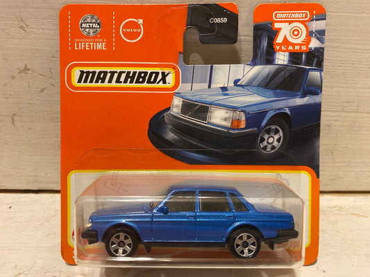 Matchbox 1986 Volvo 240 - Blue