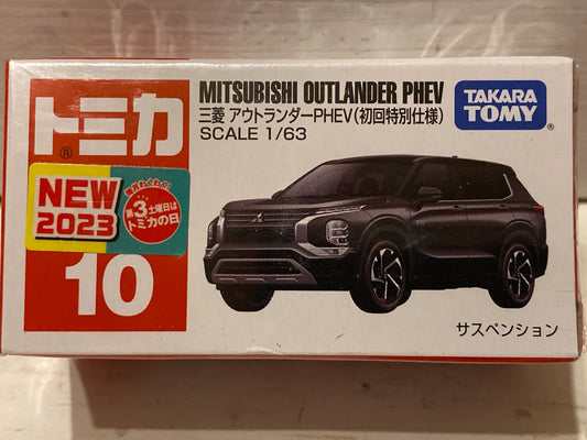 Tomica - 10 Mitsubishi Outlander PHEV - Black