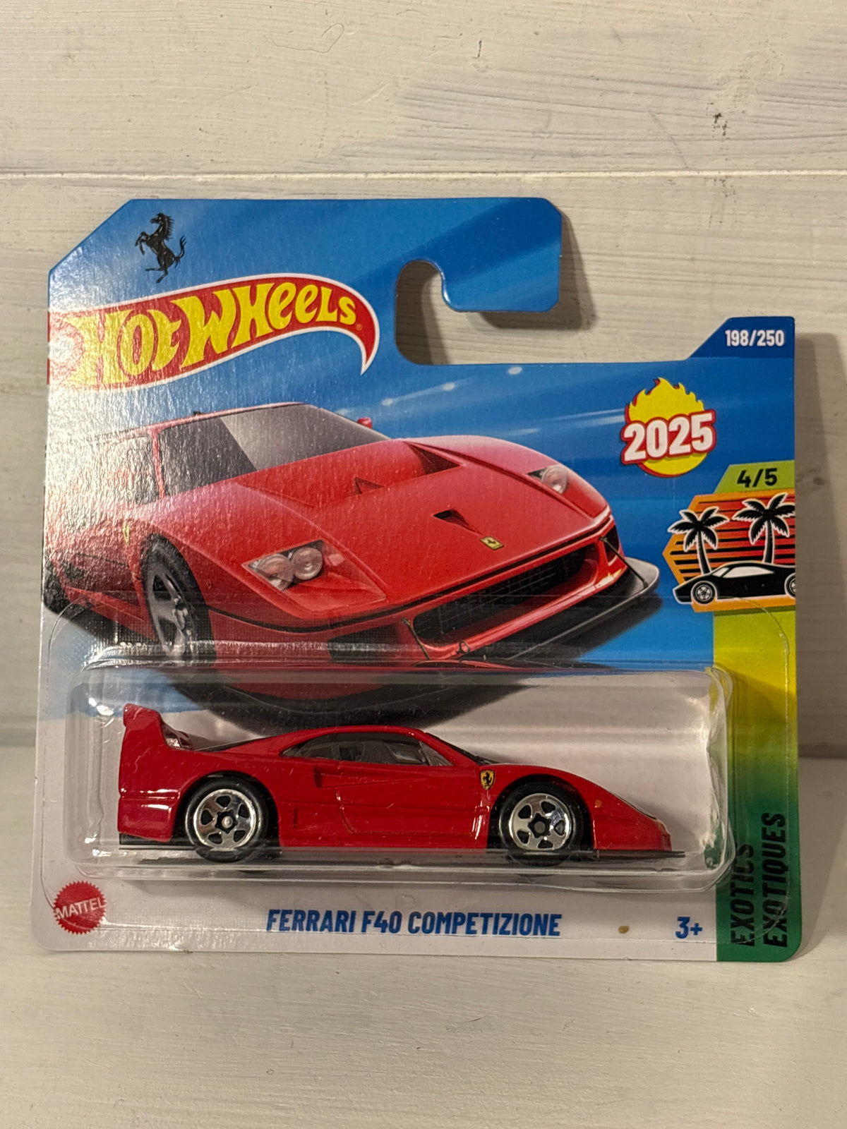 Hot Wheels - Ferrari F40 Competizione - Exotics - Red