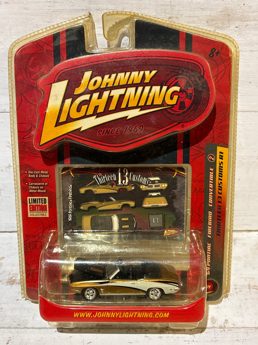 Johnny Lightning - Thirteen13 Customs - ‘69 Pontiac Firebird Convertible