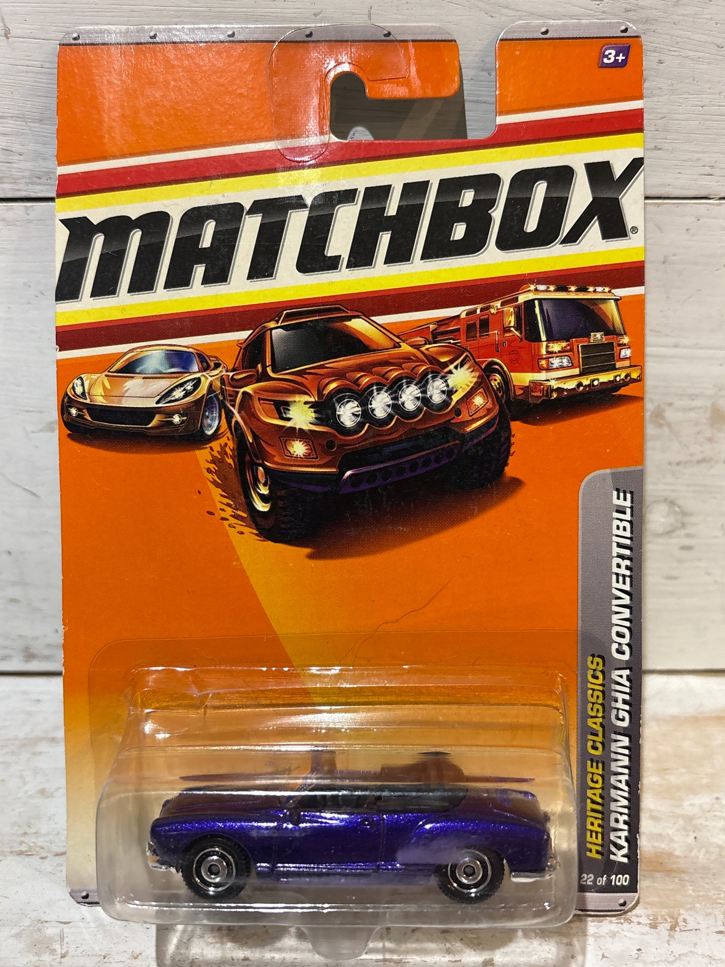 Matchbox - Karmann Ghia Convertible - Purple - Heritage Classics