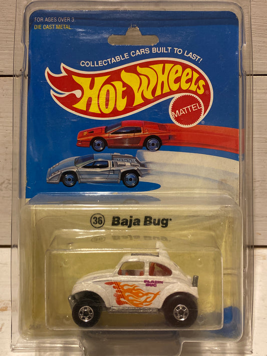 Hot Wheels - Baja Bug - White on very Rare Experimental Card