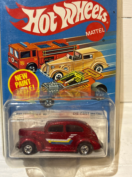 Hot Wheels - Fat Fendered ‘40 - Metallic Red