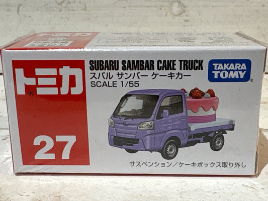 Tomica - 27 Subaru Sambar Cake Truck