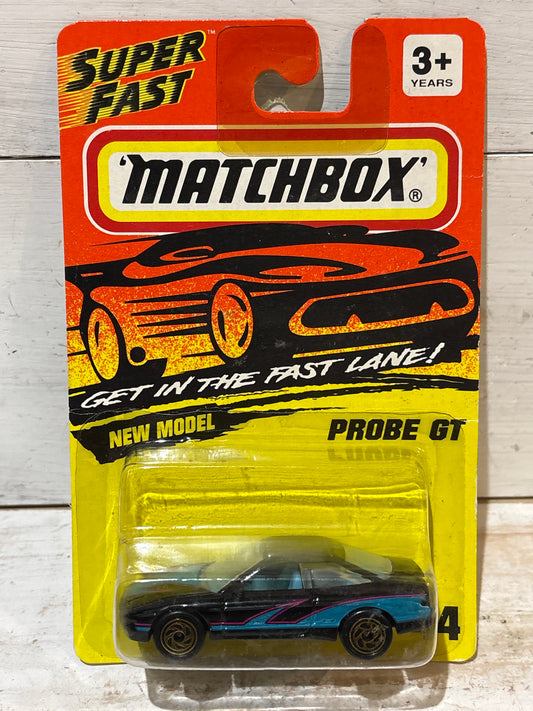 Matchbox - Ford Probe GT - Black with Blue & Pink tampo