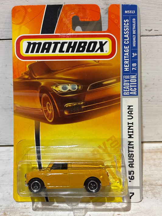 Matchbox - ‘65 Austin Mini Van - Dark Yellow - Heritage Classics