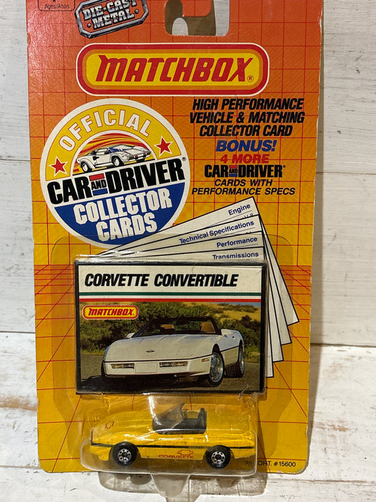 Matchbox Car & Driver - Corvette Convertible