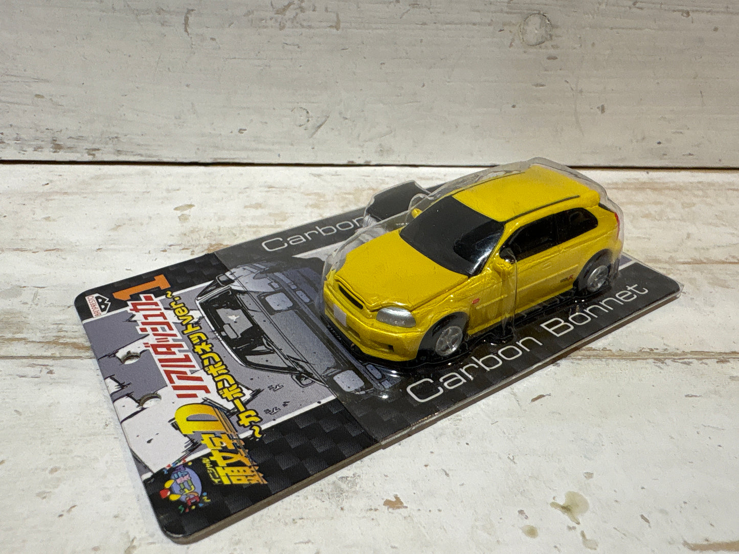Banpresto - Initial D - Honda Civic Type R with interchangeable Bonnet