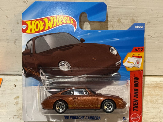 Hot Wheels - ‘96 Porsche Carrera - Then & Now - Brown