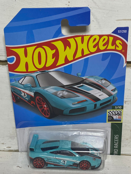 Hot Wheels McLaren F1 GTR - Retro Racers - Japanese Card