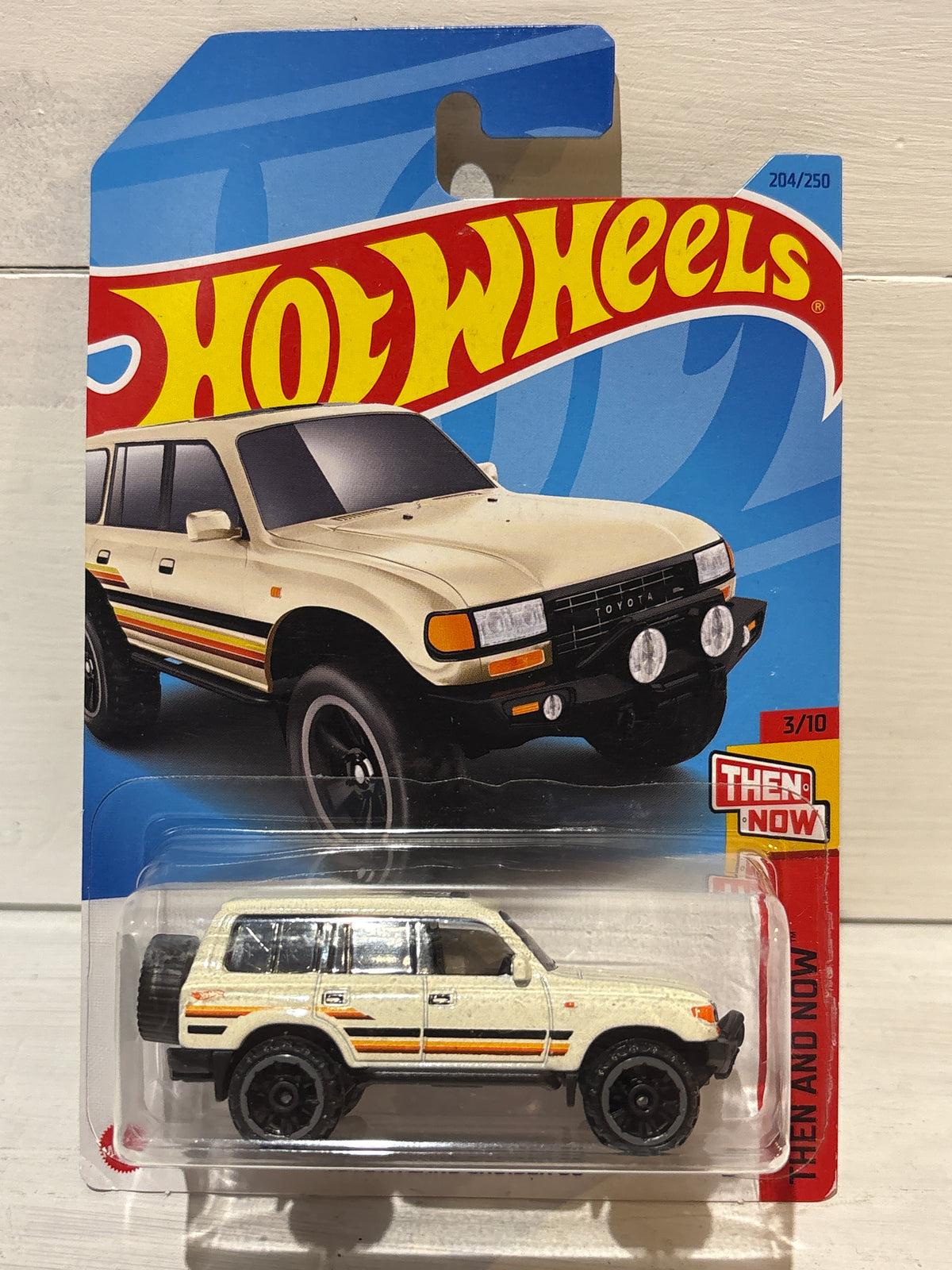 Hot Wheels - Toyota Land Cruiser 80 - Then & Now - Cream