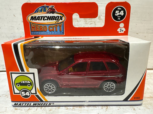 Matchbox Hero City - BMW X5 - Metallic Red