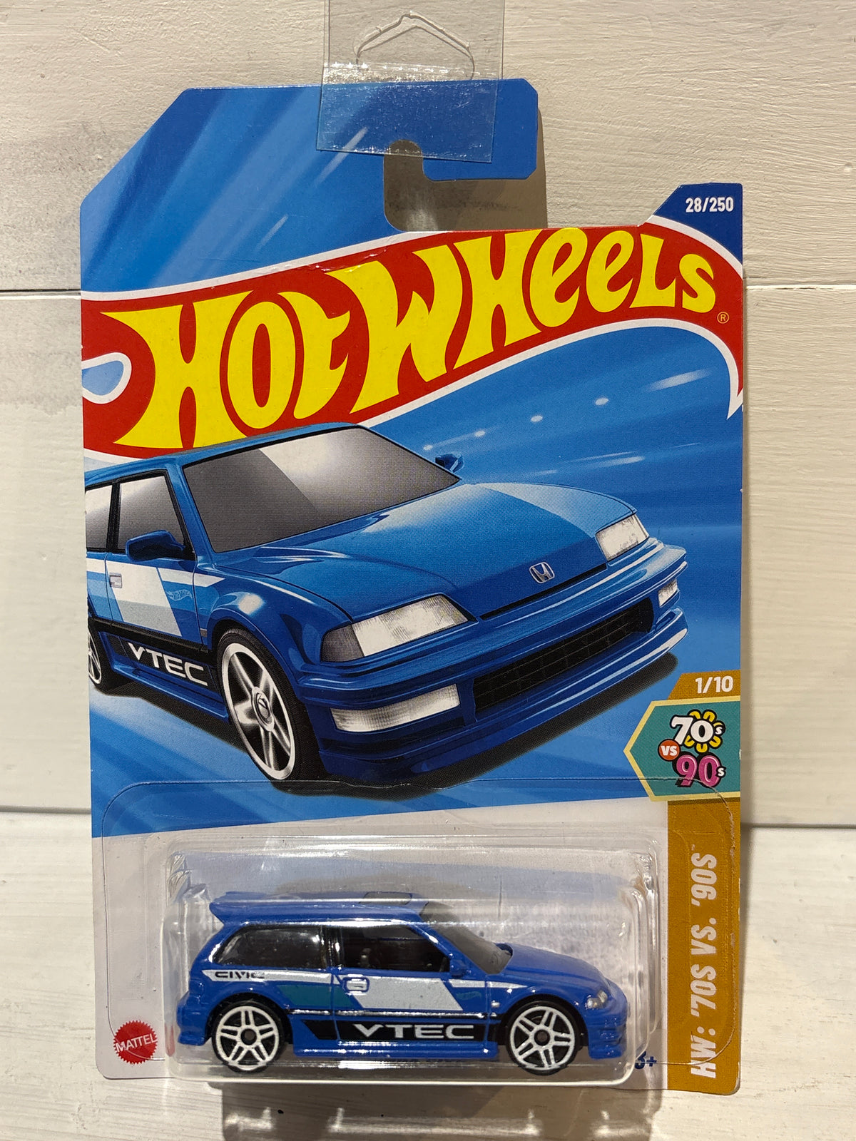 Hot Wheels - ‘90 Honda Civic EF - HW: 70s Vs 90s - Blue