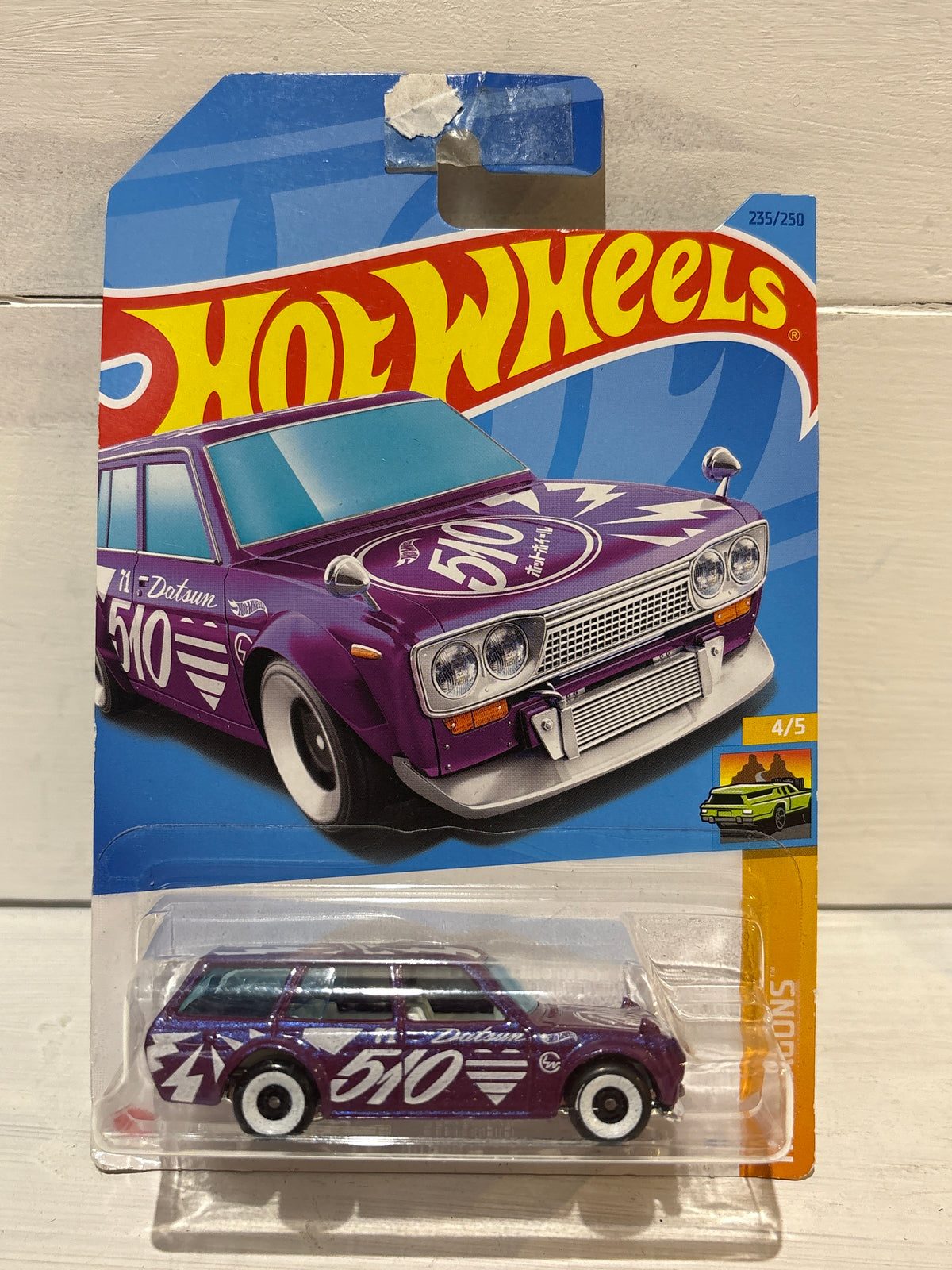 Hot Wheels - Datsun Bluebird Wagon (510) - HW Wagons - Purple