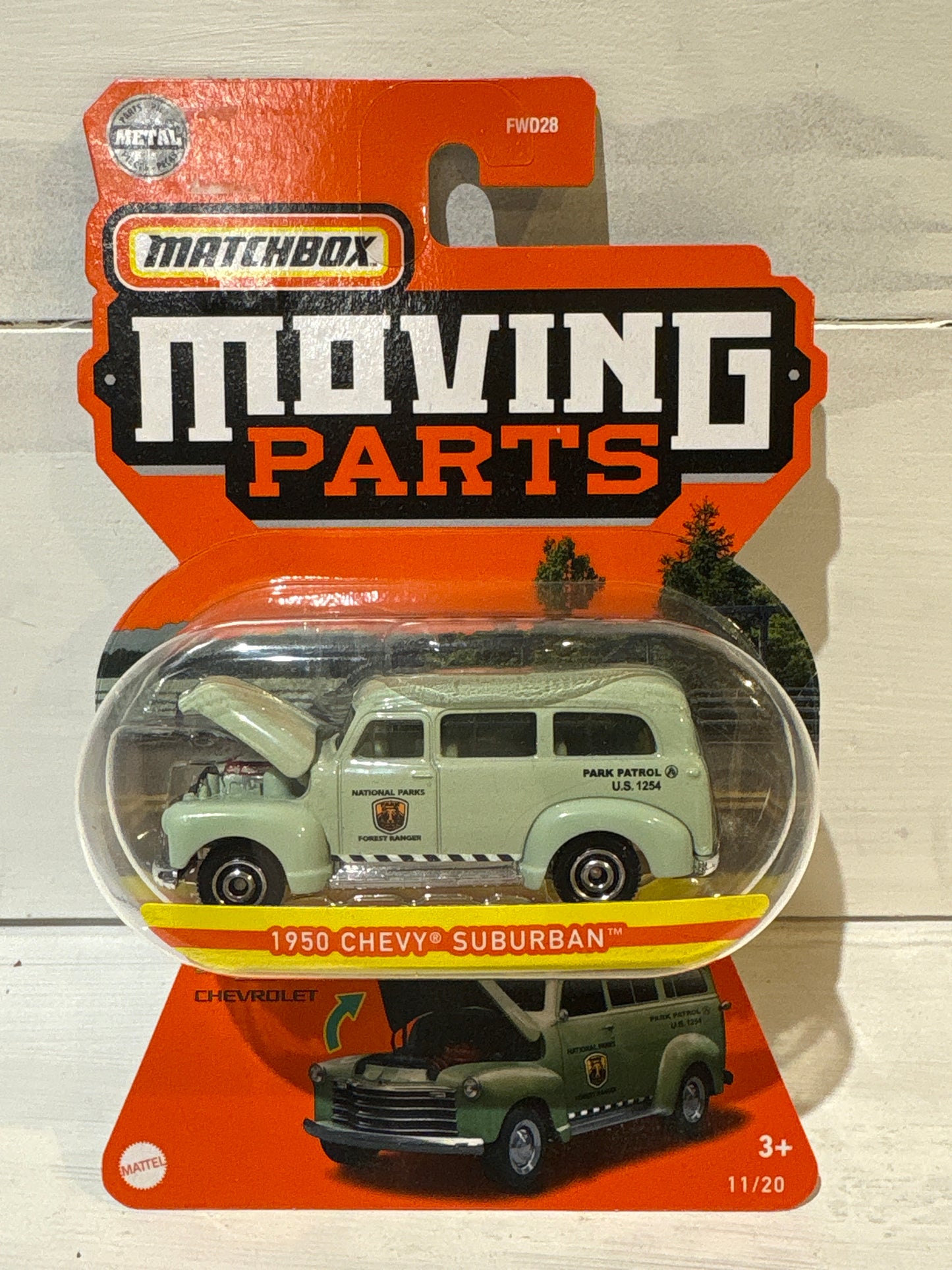 Matchbox Moving Parts - 1950 Chevy Suburban - National Parks