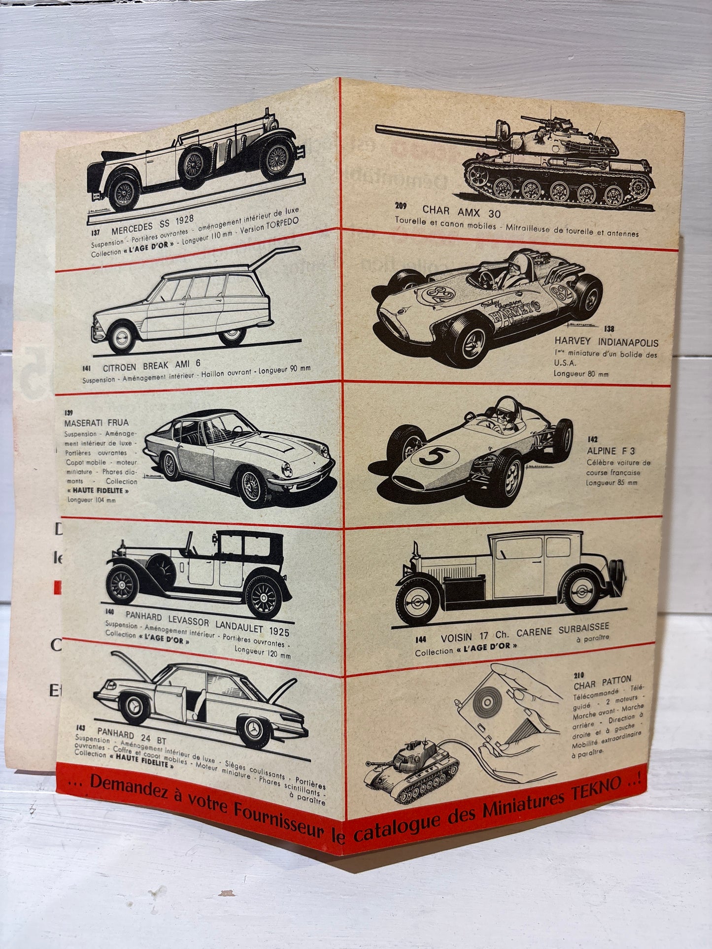 Solido - 1965 Four Leaf Pocket Catalogue