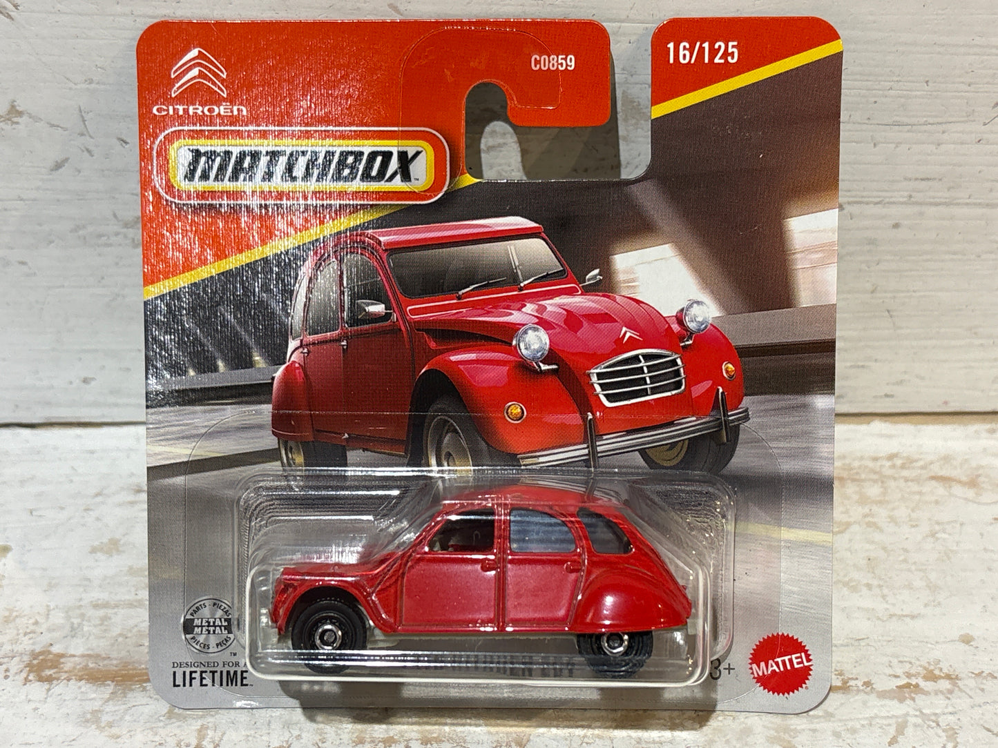 Matchbox - 1970 Citroen 2CV - Red