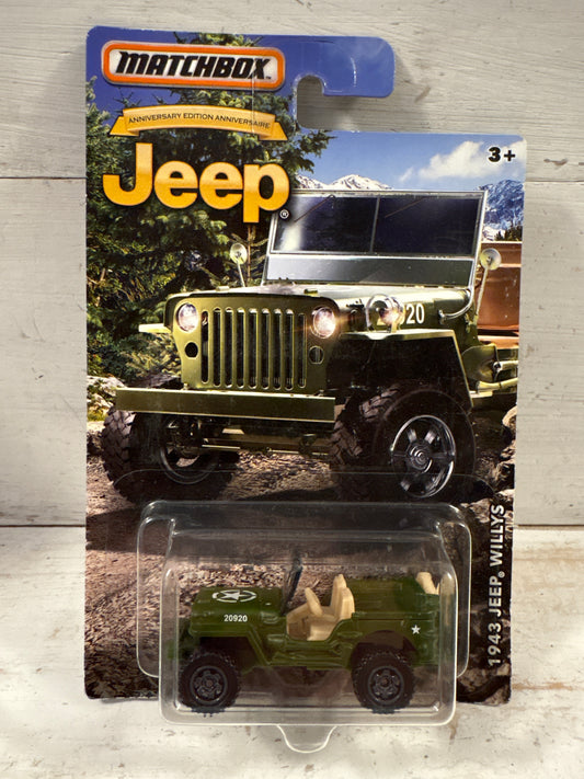 Matchbox - 1943 Jeep Willys - Anniversary Edition Series