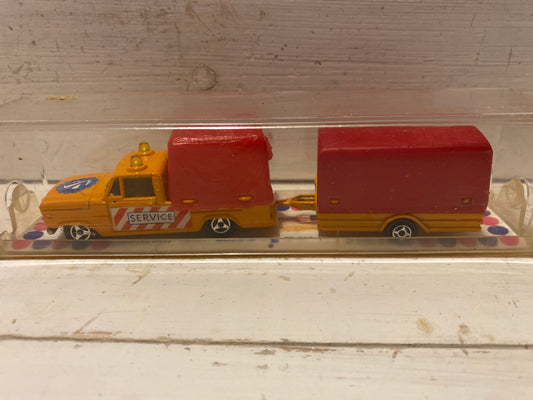 Majorette - Simca Pickup & Trailer - Roads Maintenance