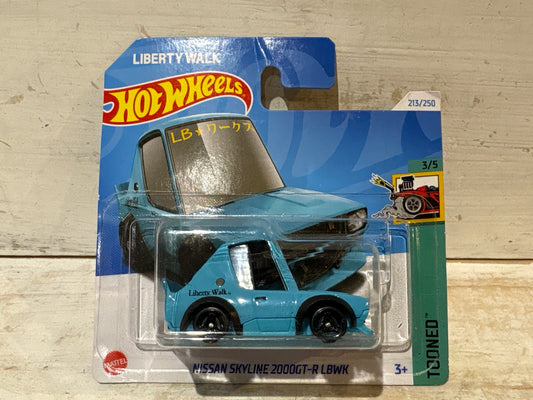 Hot Wheels - Nissan Skyline 2000GT-R LBWK - Tooned - Light Blue