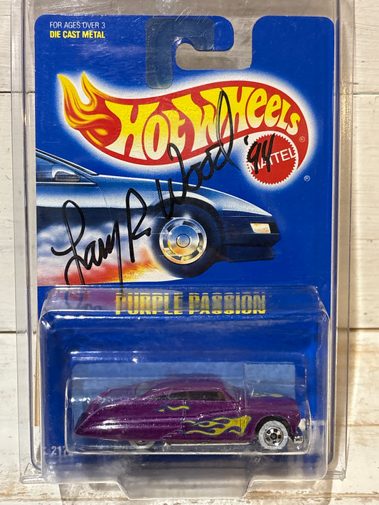Hot Wheels - Purple Passion - Signed by its Legendary Designer Larry R Wood