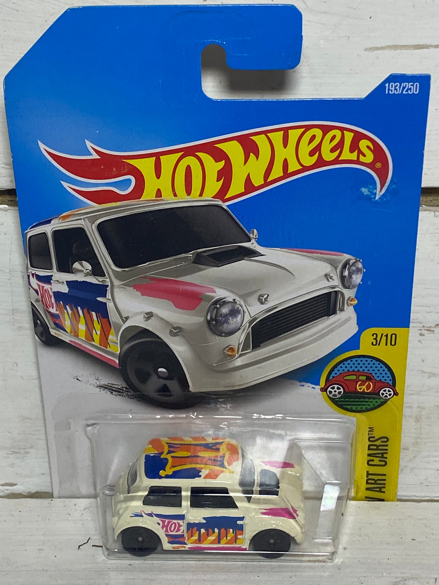 Hot Wheels Mini Cooper Art Cars - White