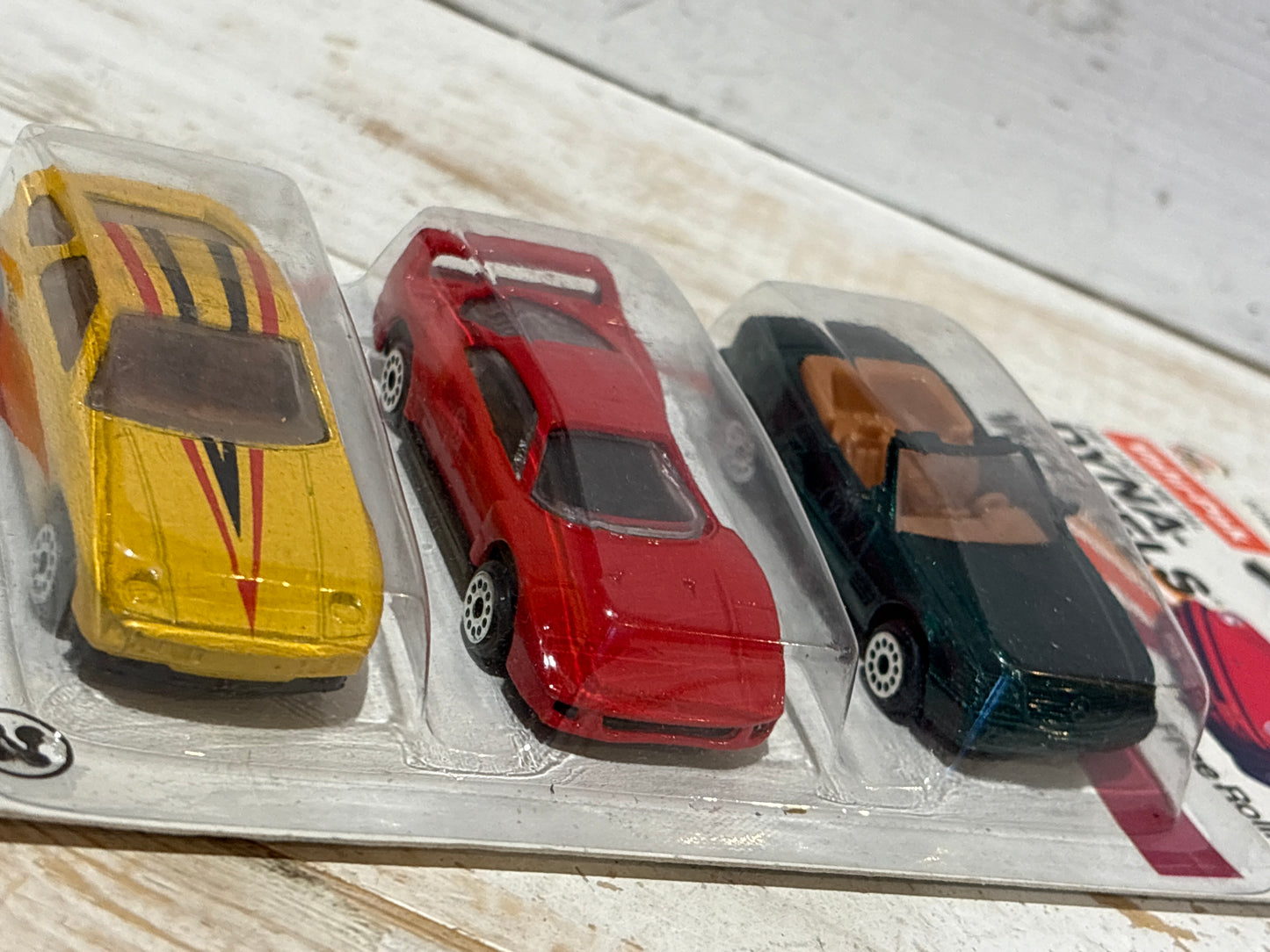 Zylmex - Zee Toys - Dyna wheels 3 pack - Porsche 928, Ferrari F40 & Mercedes 500SL