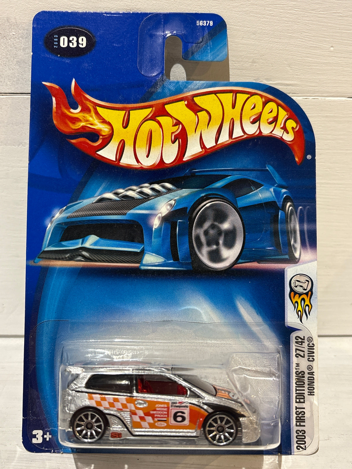 Hot Wheels - Honda Civic - 2003 First Editions - Silver