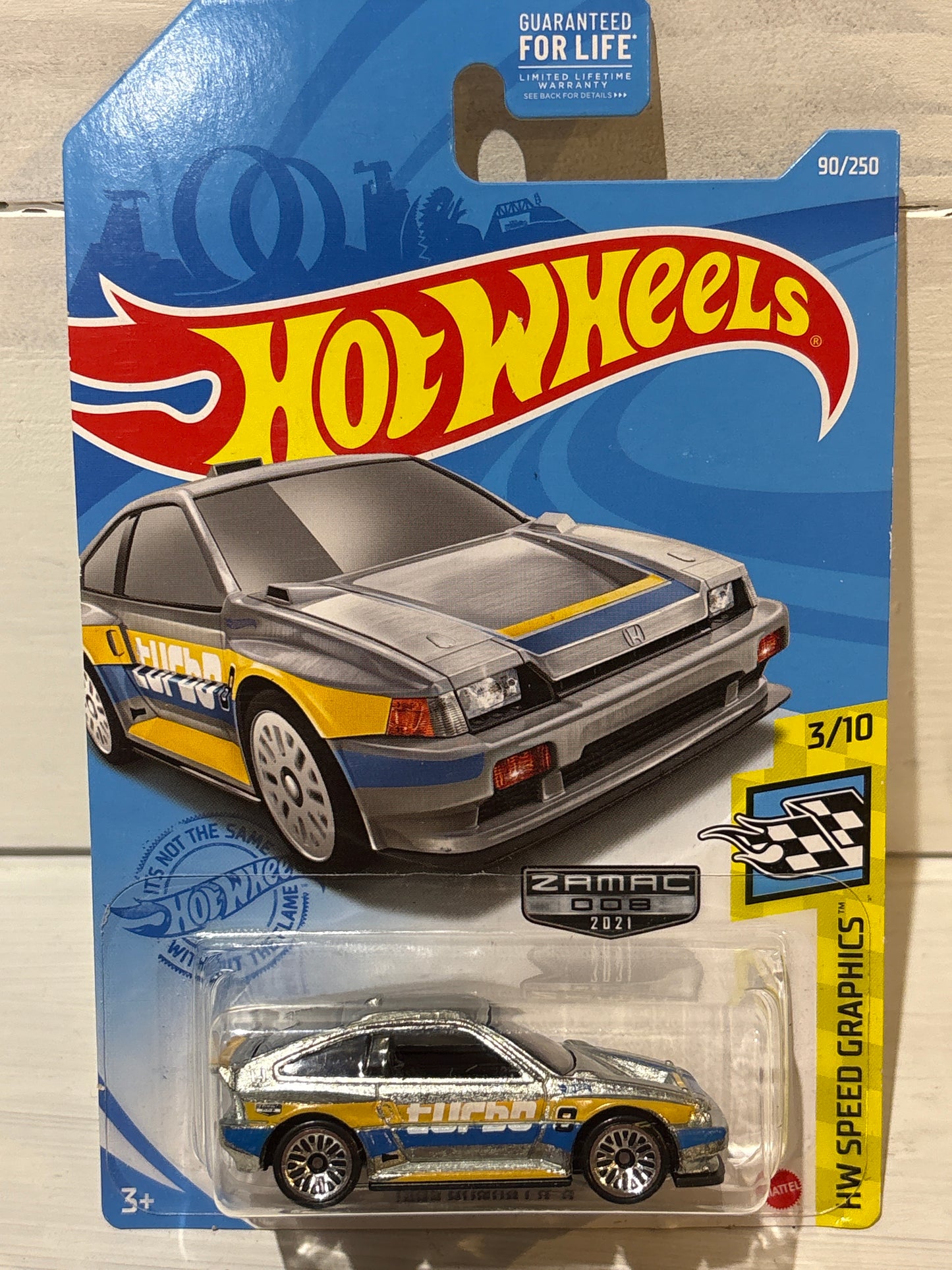 Hot Wheels - 1985 Honda CRX - HW Speed Graphics - ZAMAC